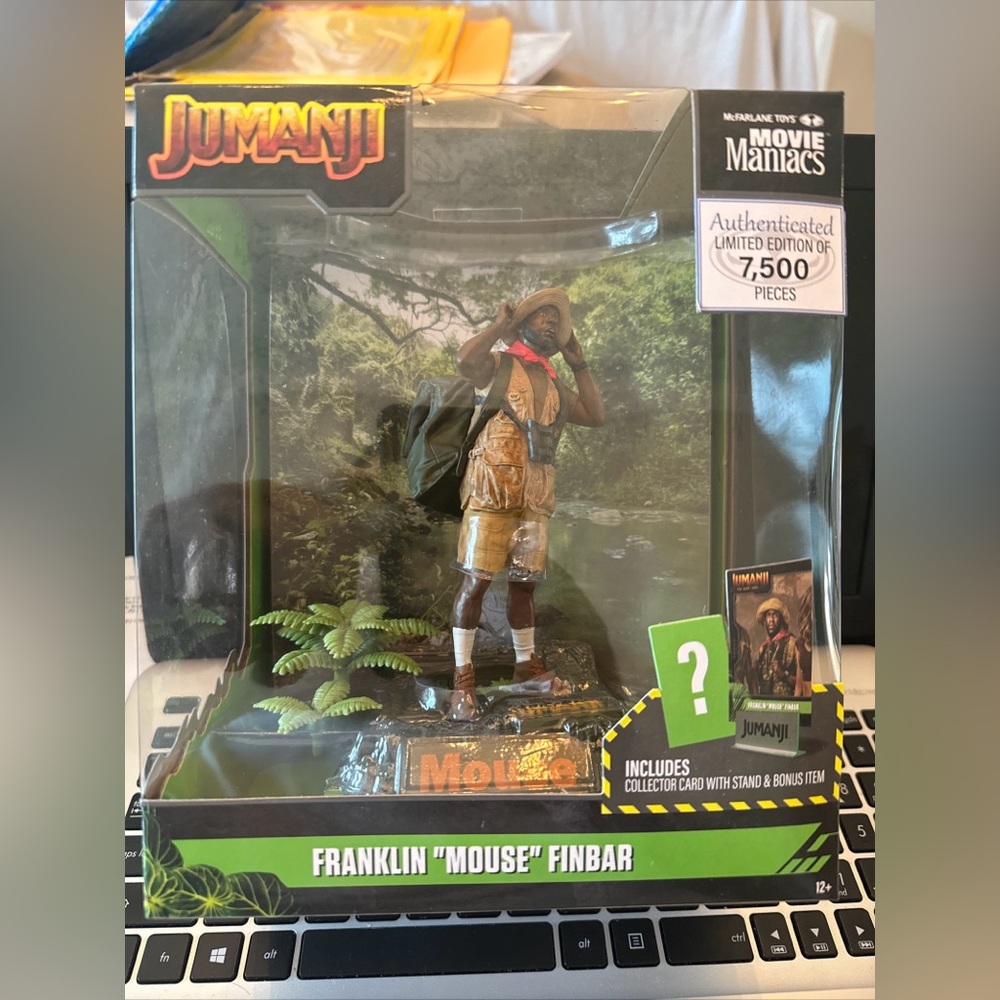 FRANKLIN "MOUSE" FINBAR - JUMANJI McFarlane Toys Movie Maniacs 6" Limited Figure